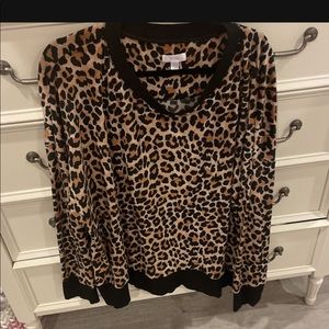 Cheetah Lounge/Sleep Top